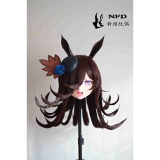 (NFD050)Customize Handmade Crossdress Full Head Female/Girl Resin Japanese Cartoon Character Animego Cosplay Kigurumi Mask